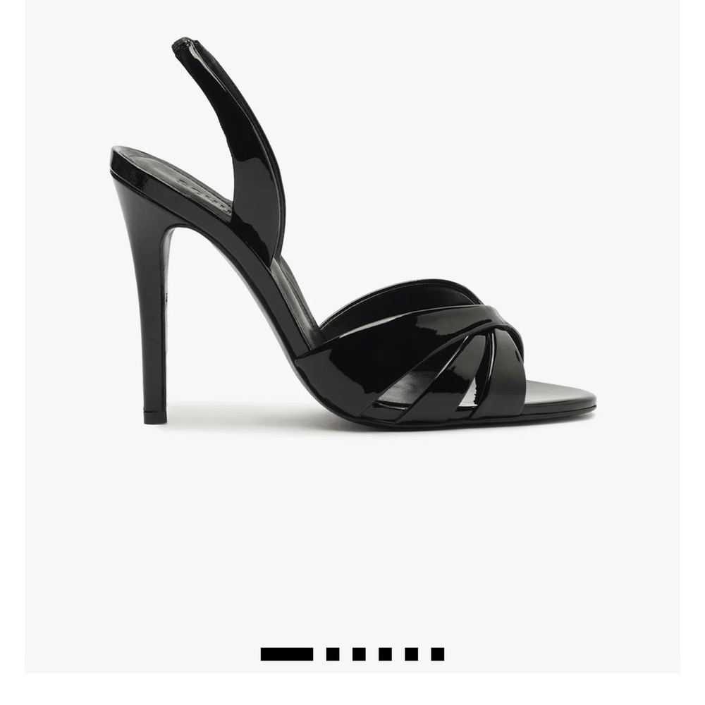 Elegant Black High Heel Sandals